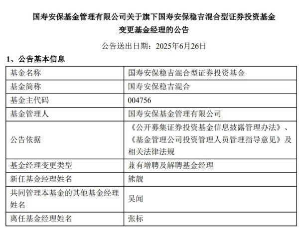 万光证券 再见基金经理清仓式卸任！国寿安保缩水200亿，新发频延期是为何